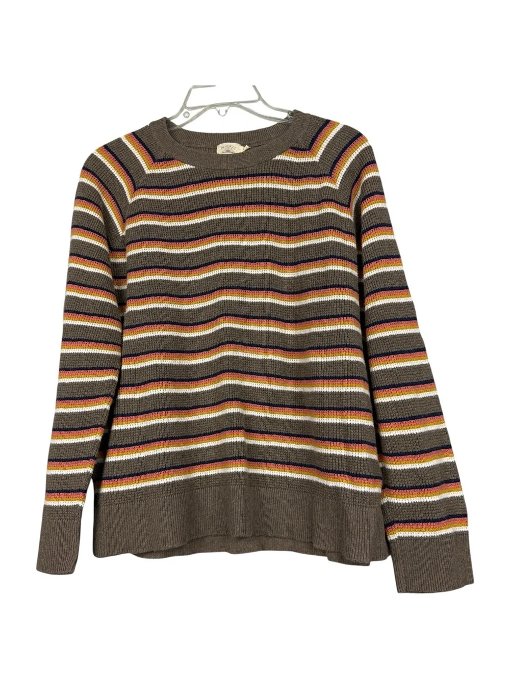 Evereve Faherty 2025 Cashmere Organic Cotton Throwback Sweater